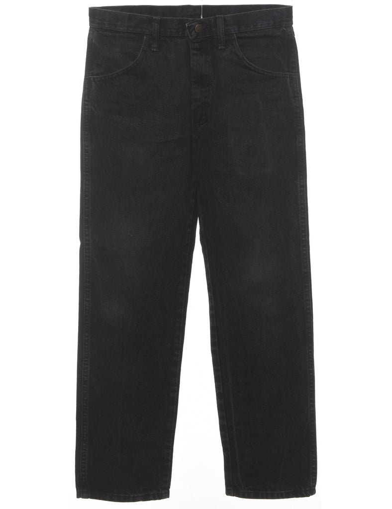 Black Straight Fit Jeans - W31 L30