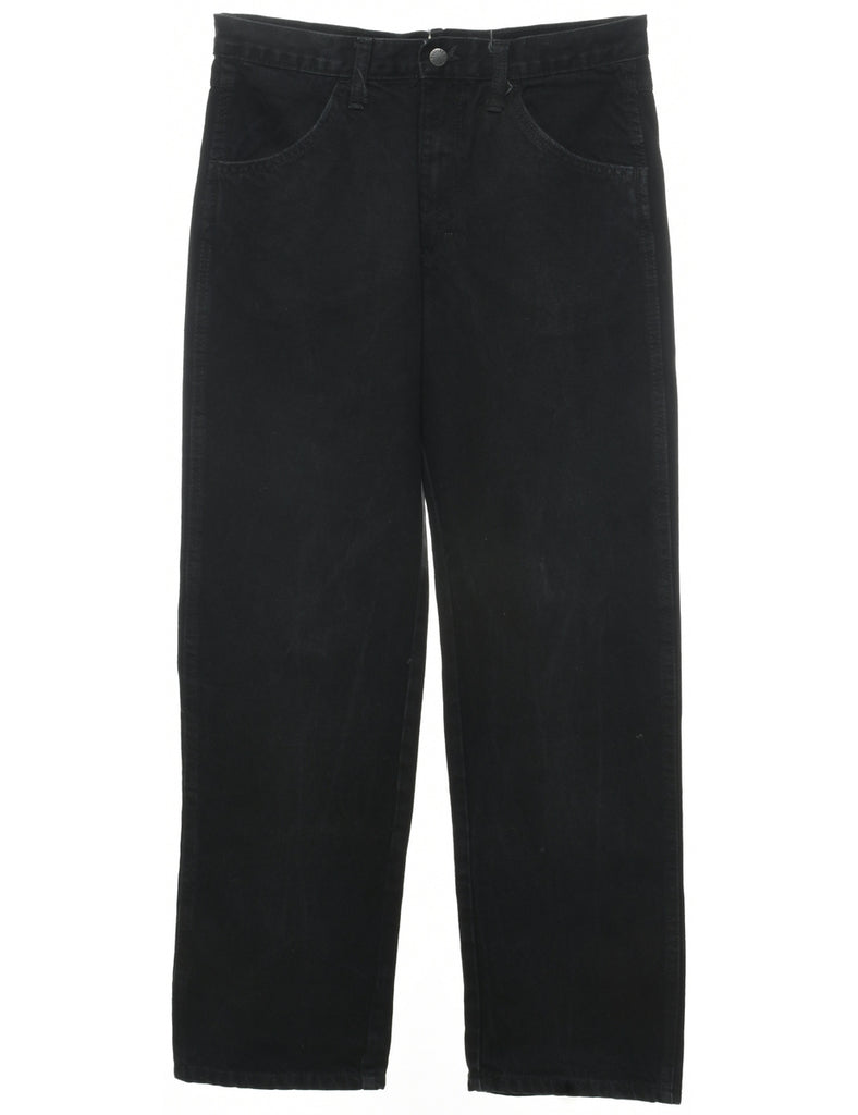 Black Straight Fit Jeans - W32 L30