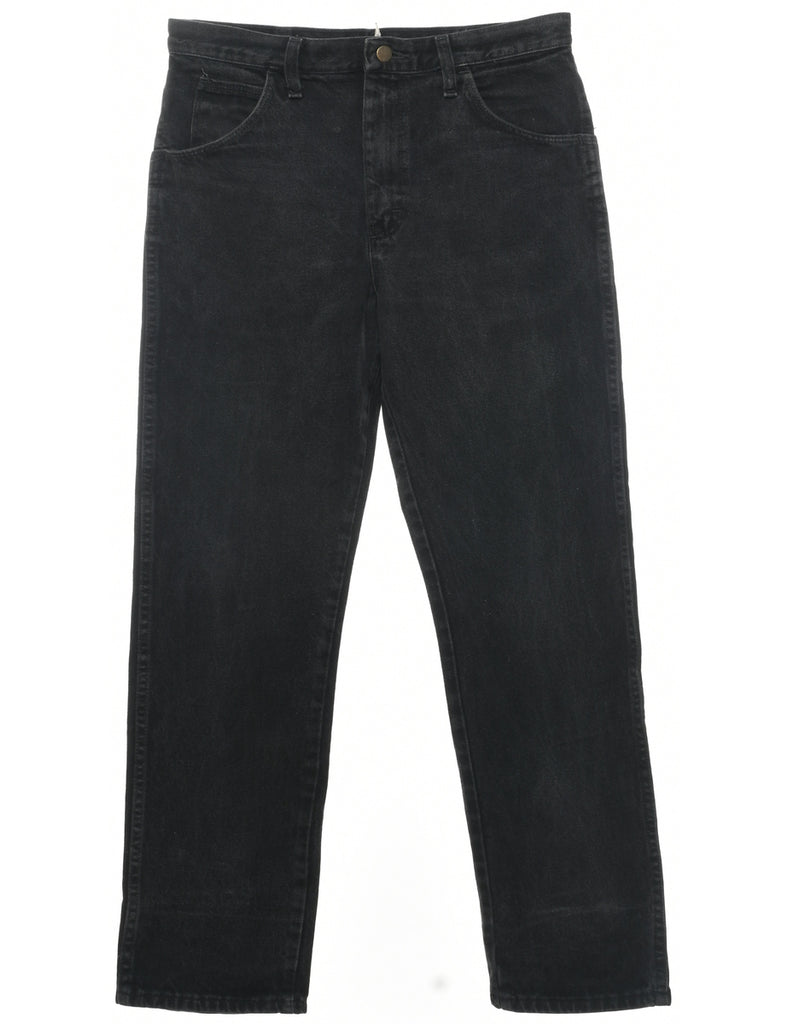 Black Straight Fit Jeans - W32 L30
