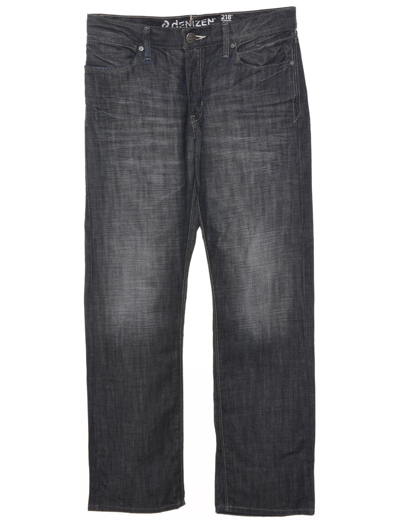 Black Straight Fit Jeans - W32 L30