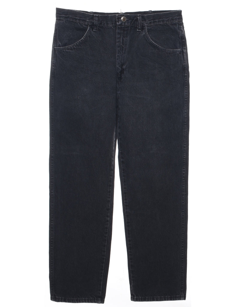 Black Straight Fit Jeans - W31 L29