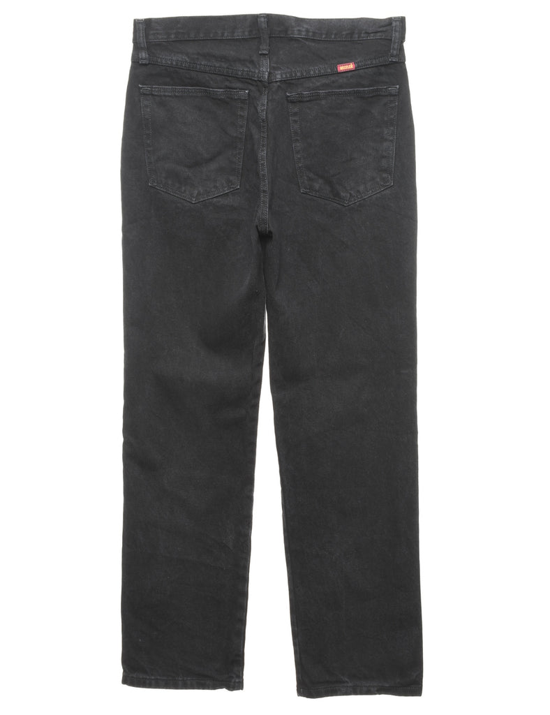 Black Straight Fit Jeans - W32 L31