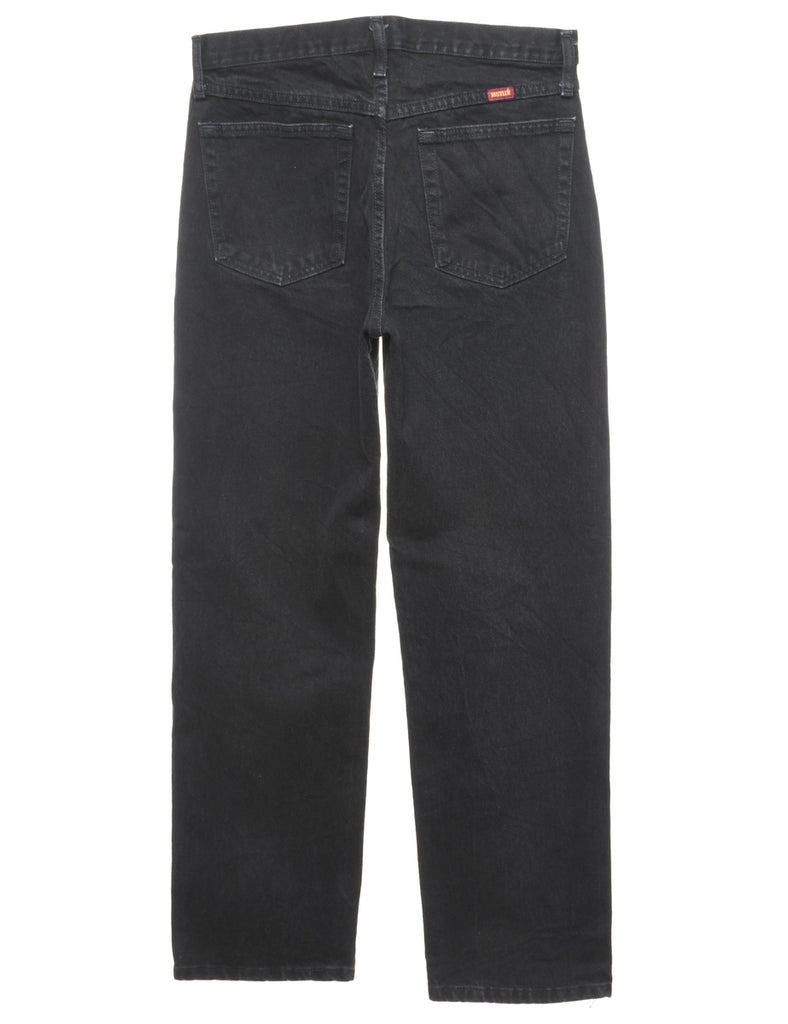 Black Straight Fit Jeans - W31 L30