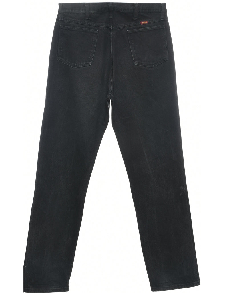 Black Straight Fit Jeans - W34 L34