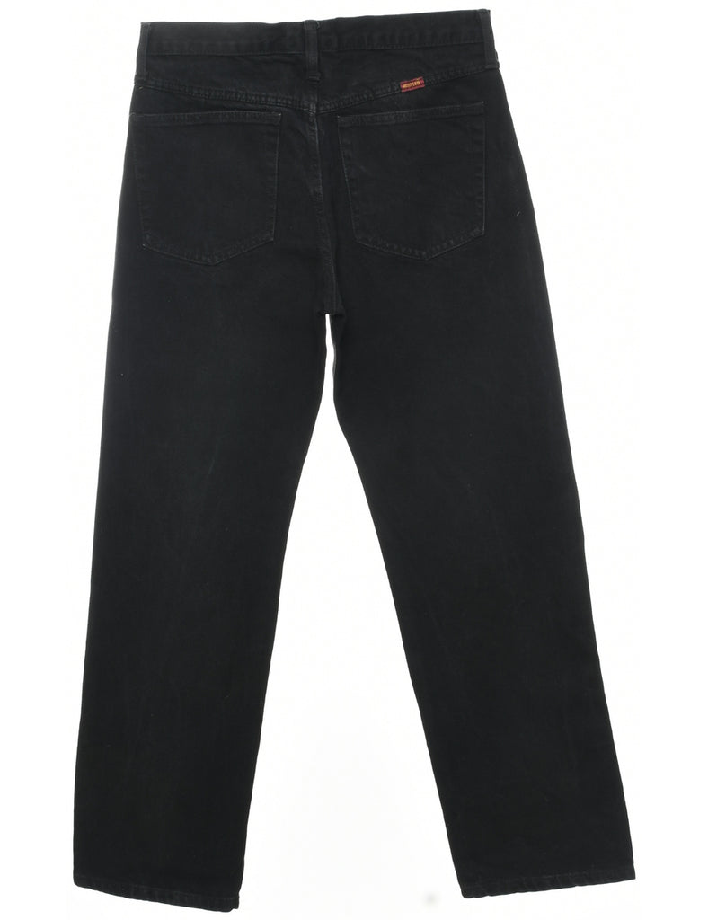 Black Straight Fit Jeans - W32 L30