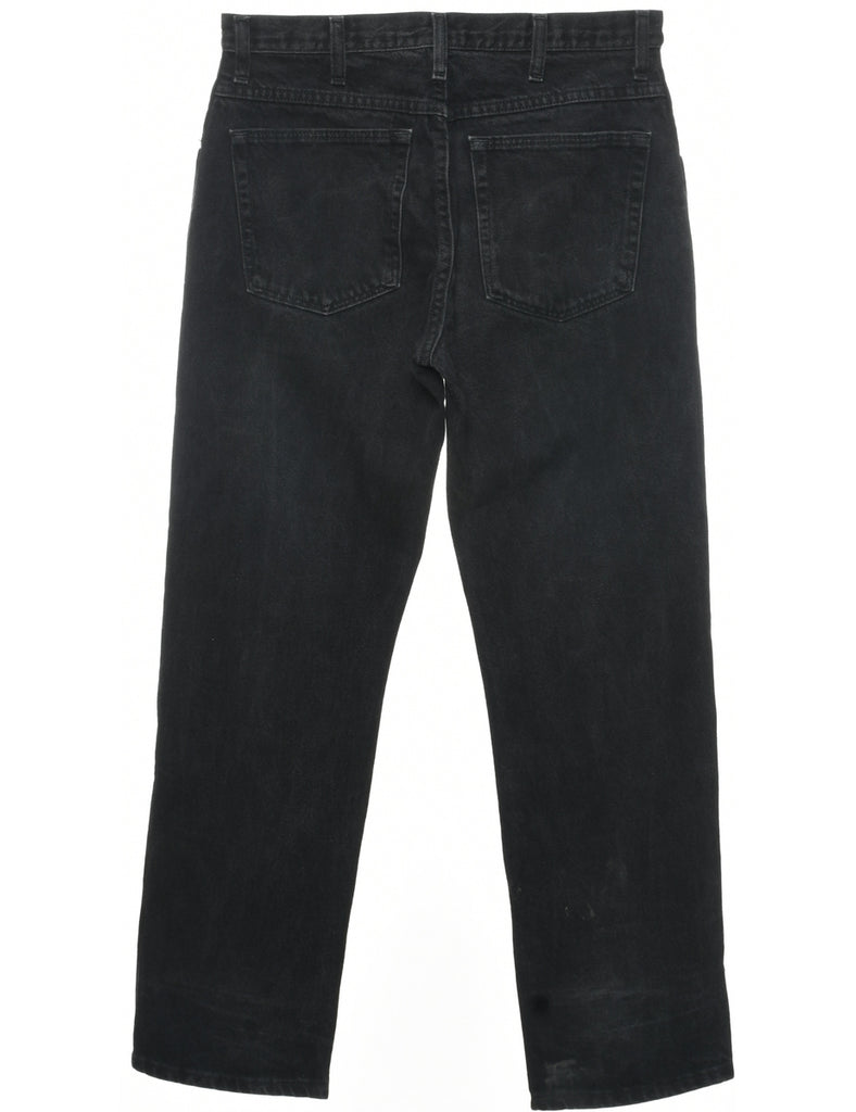 Black Straight Fit Jeans - W32 L30