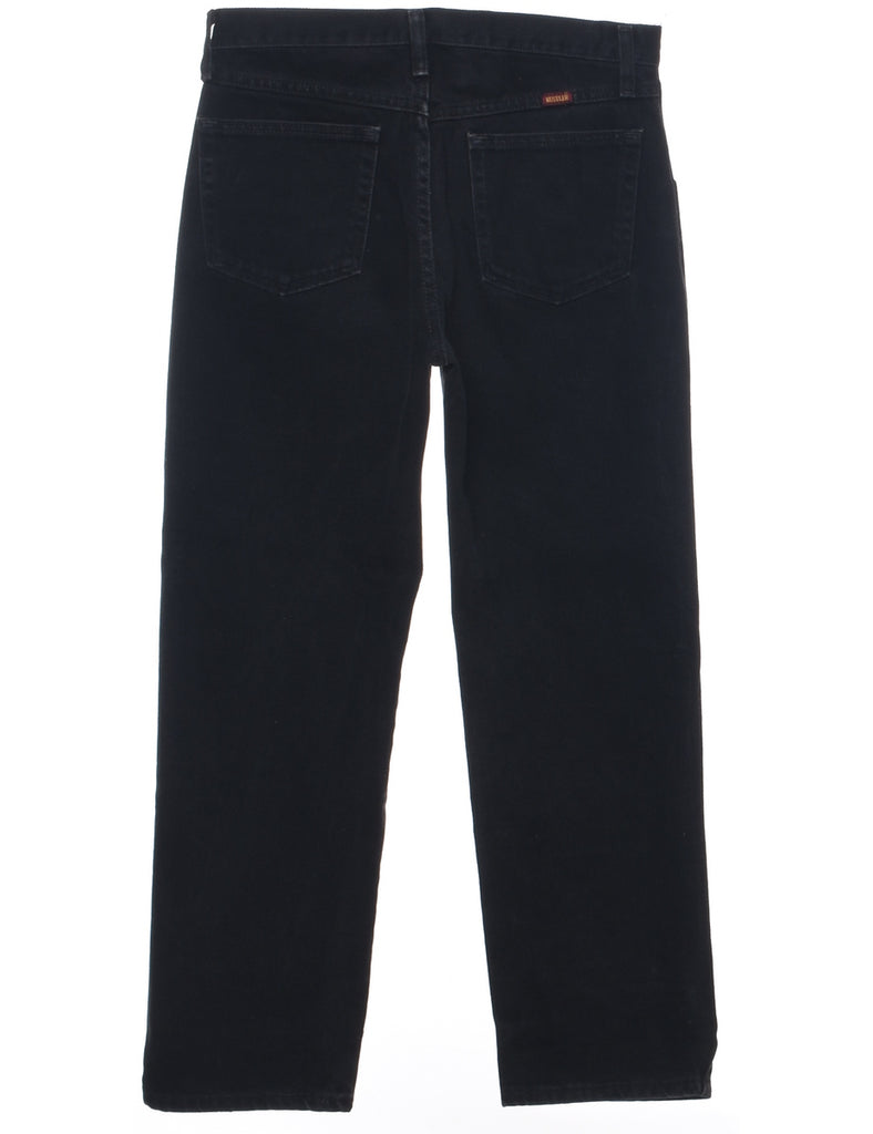 Black Straight Fit Jeans - W31 L30
