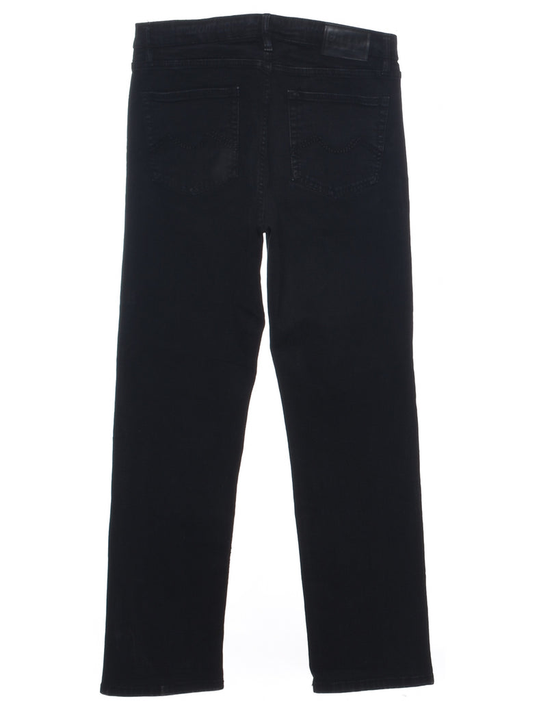 Black Straight Fit Jeans - W34 L33
