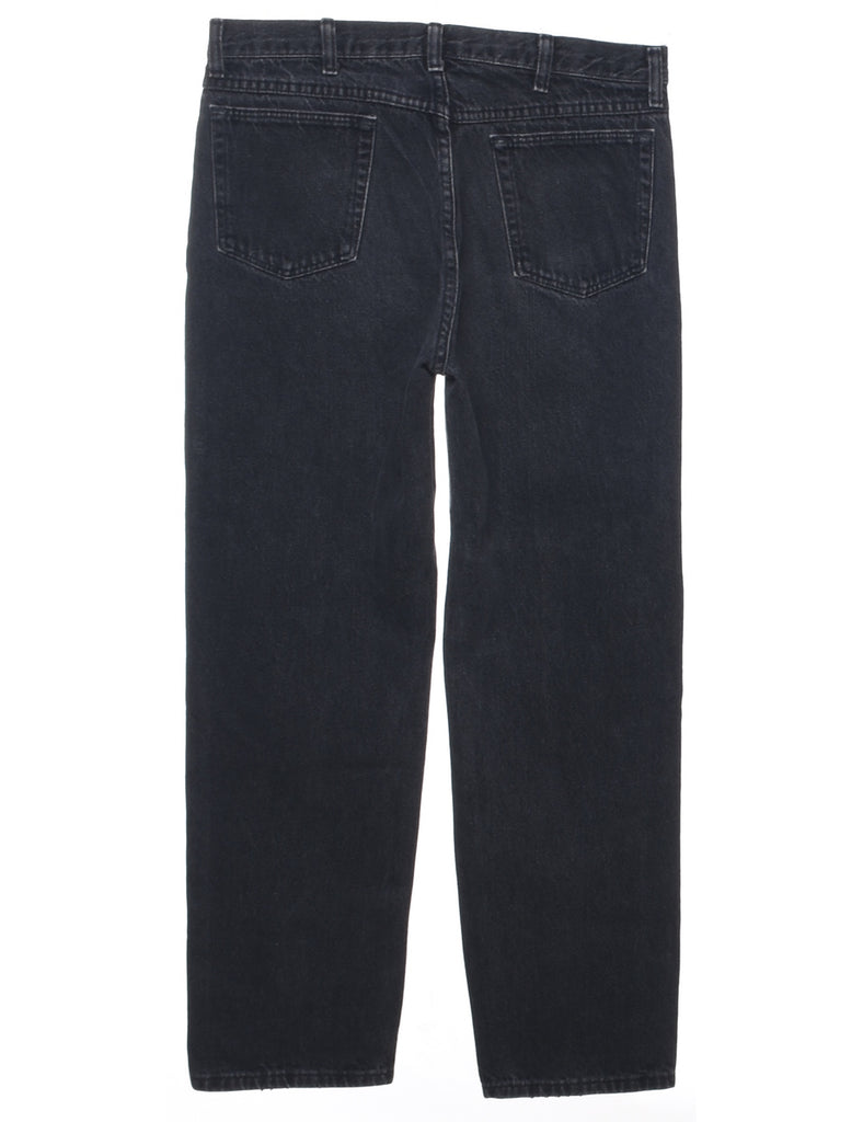 Black Straight Fit Jeans - W31 L29