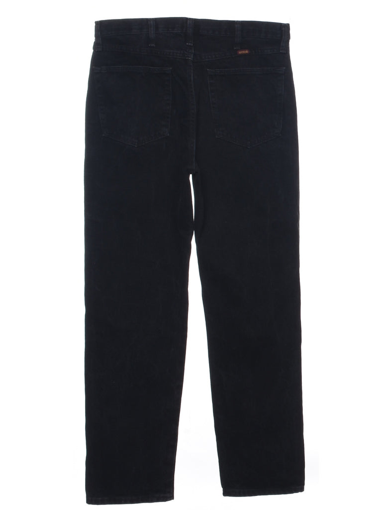 Black Straight Fit Jeans - W34 L32