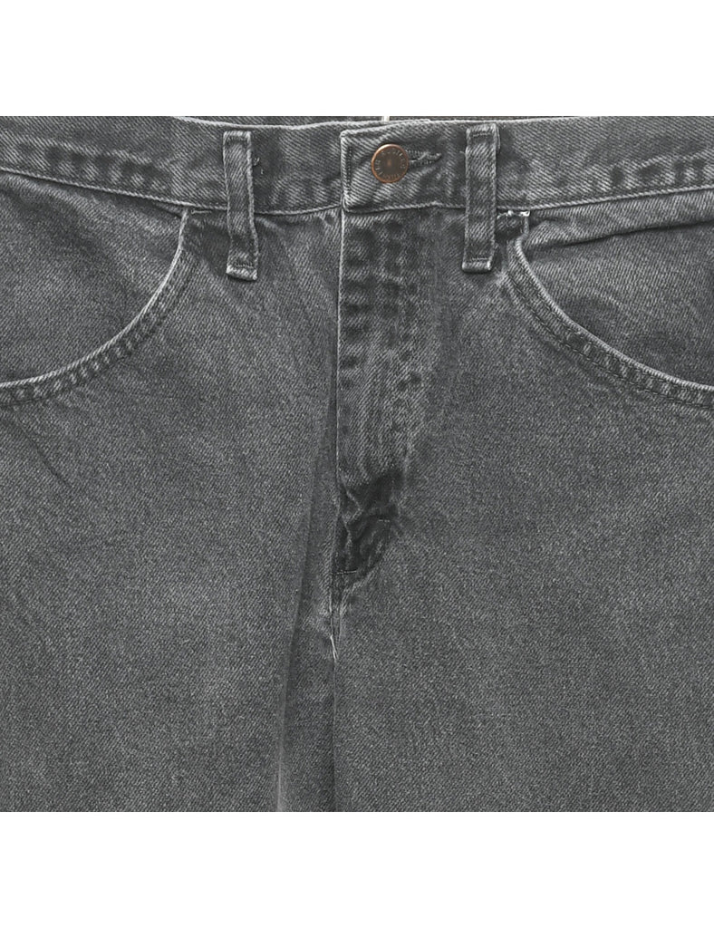 Black Straight Fit Jeans - W30 L32