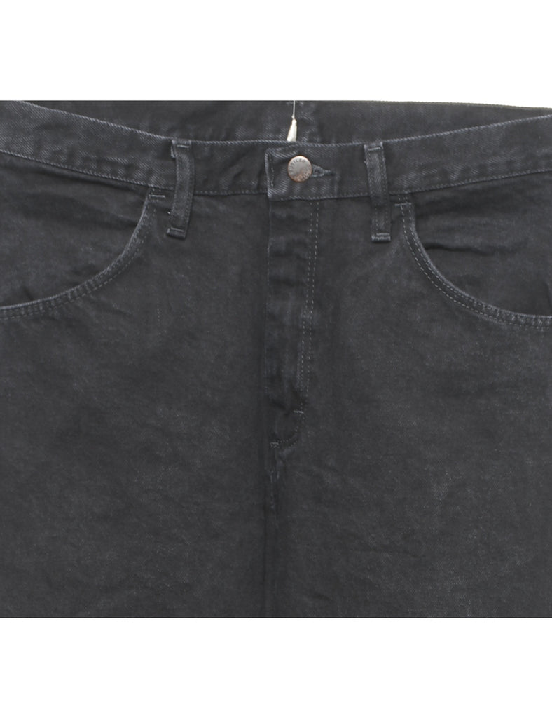 Black Straight Fit Jeans - W32 L31