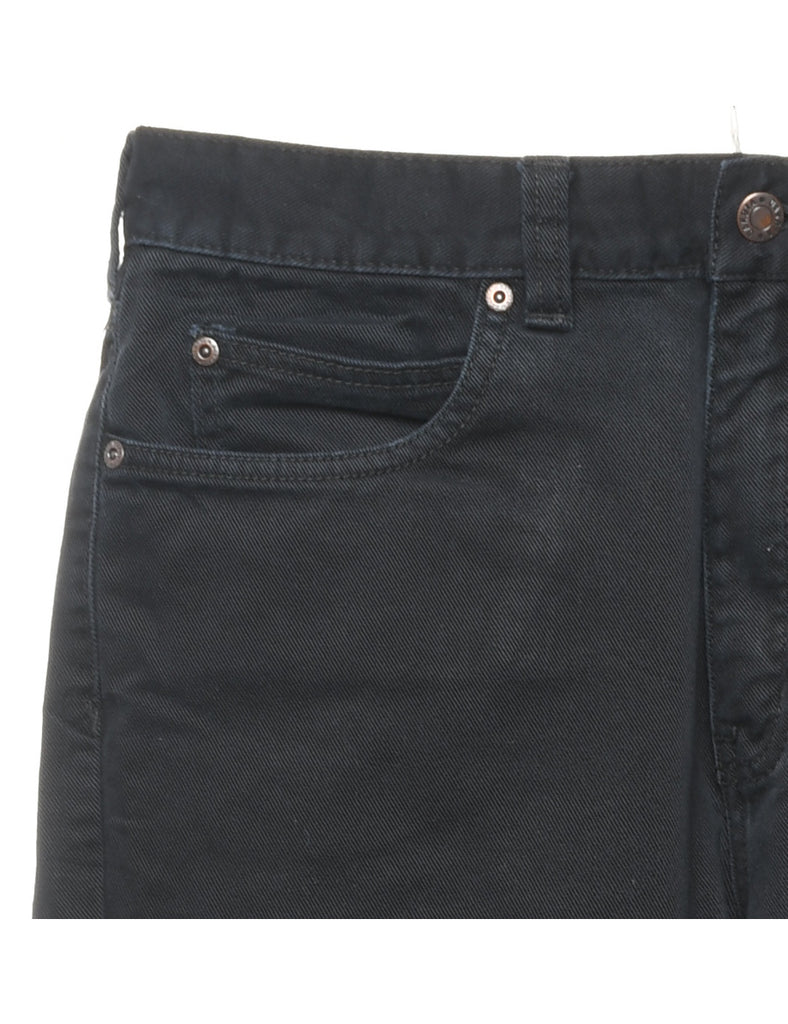 Black Straight Fit Jeans - W35 L33