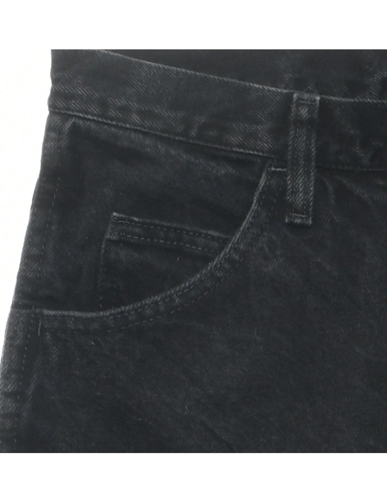 Black Straight Fit Jeans - W31 L30