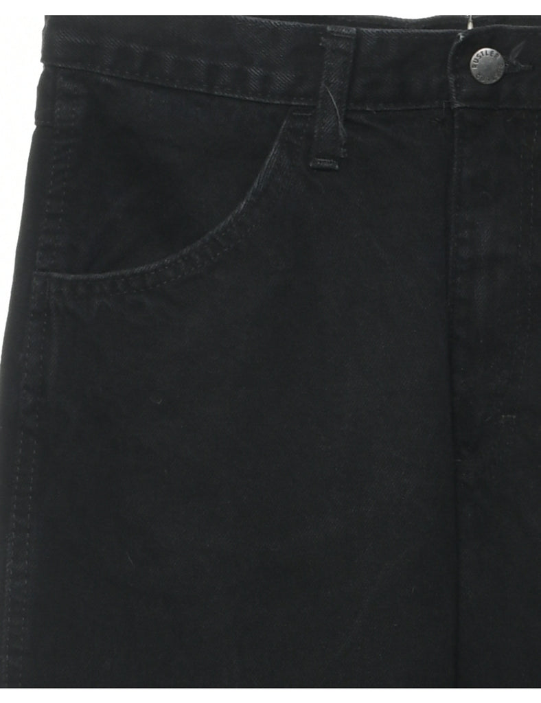 Black Straight Fit Jeans - W32 L30