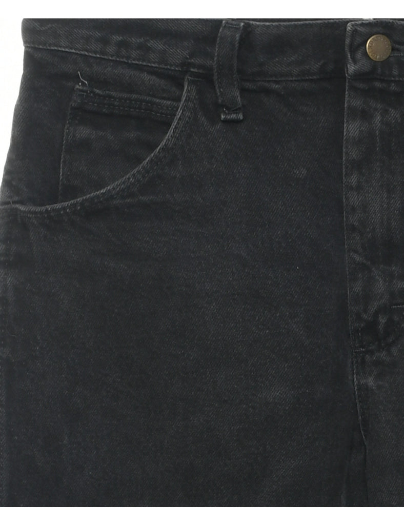 Black Straight Fit Jeans - W32 L30