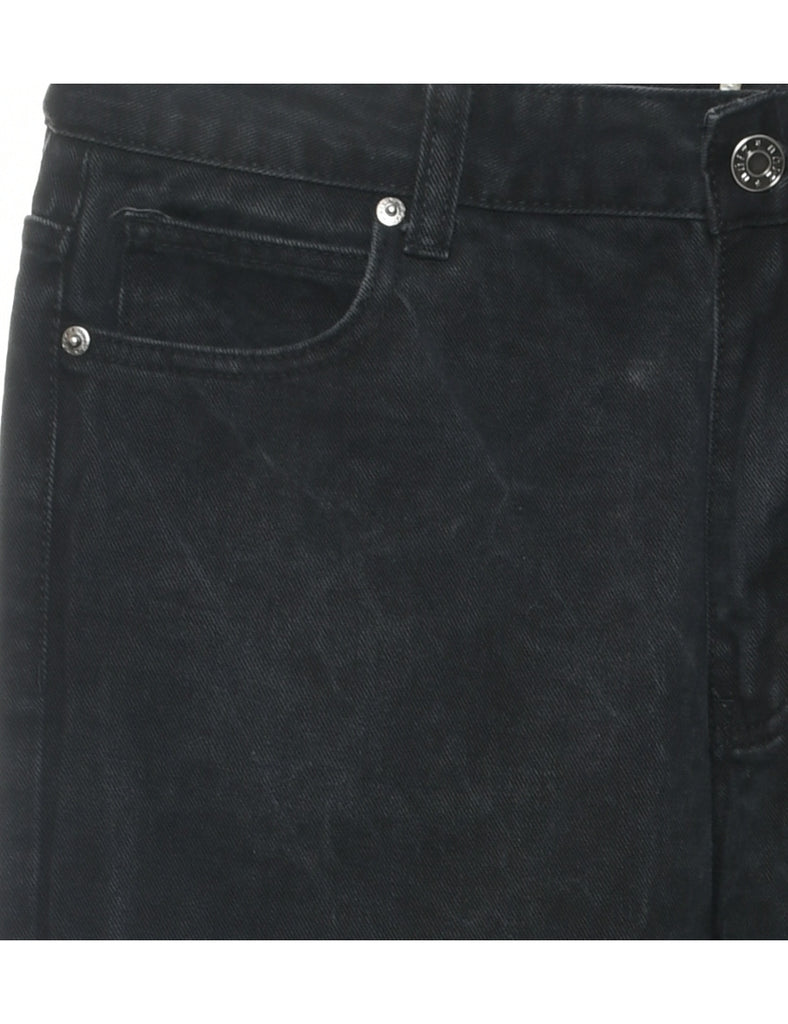 Black Straight Fit Jeans - W36 L34