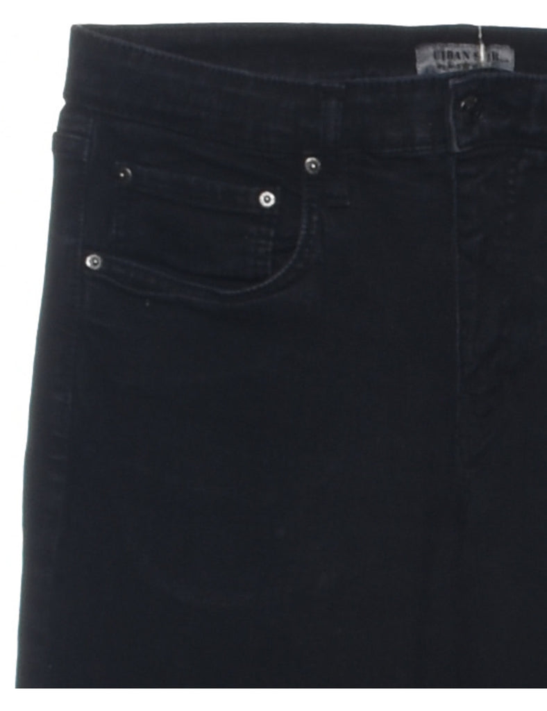 Black Straight Fit Jeans - W34 L33