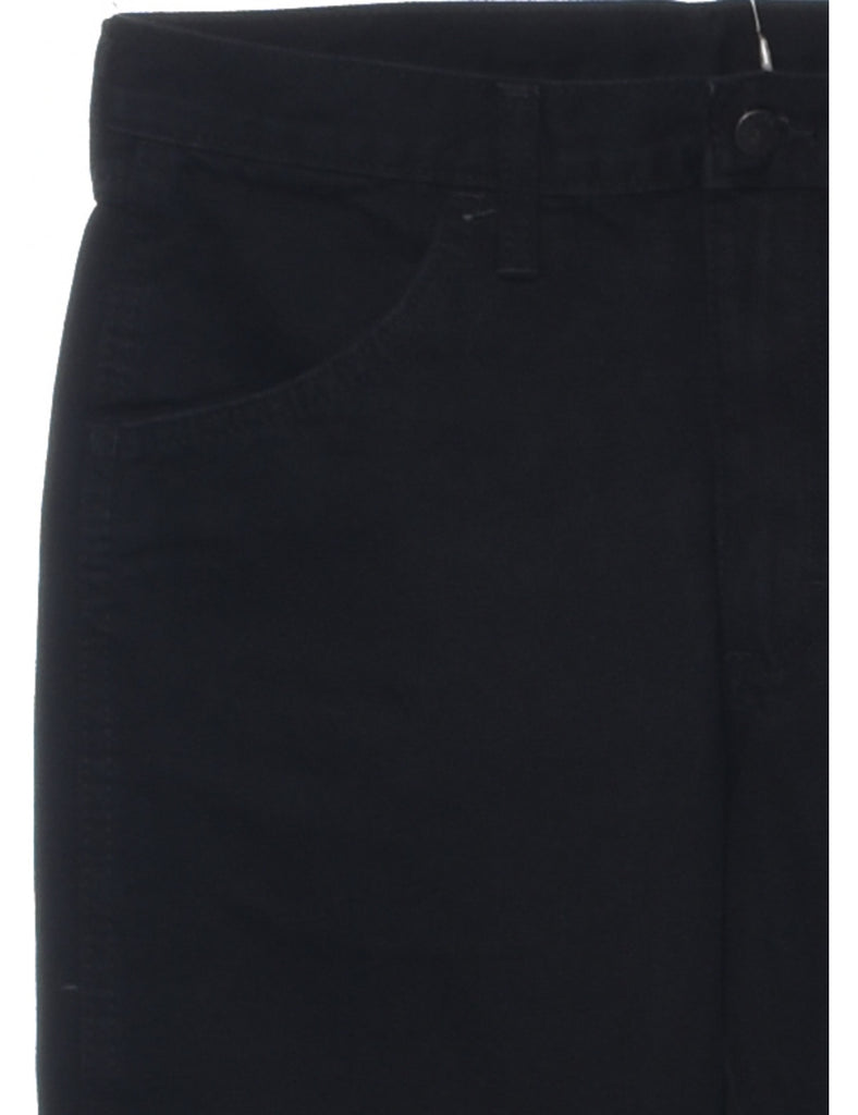 Black Straight Fit Jeans - W32 L30