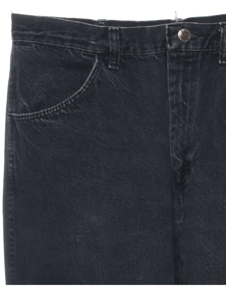 Black Straight Fit Jeans - W31 L29