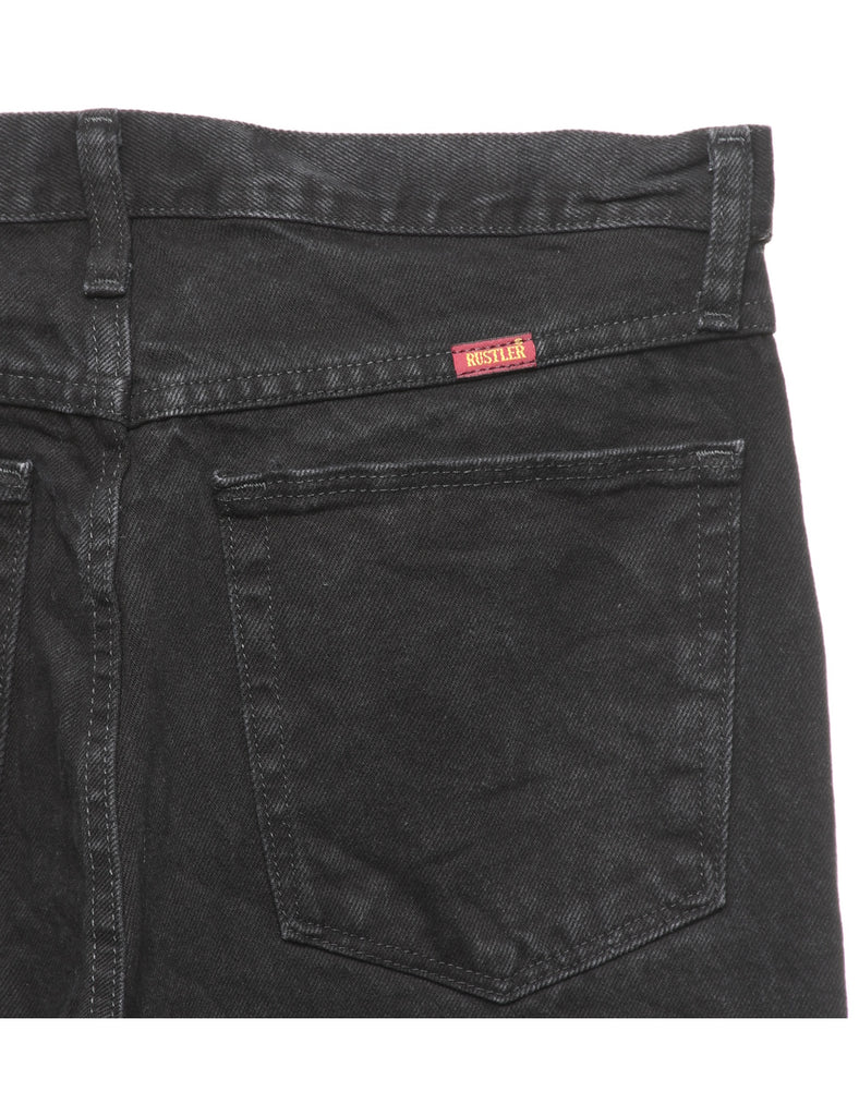 Black Straight Fit Jeans - W32 L31