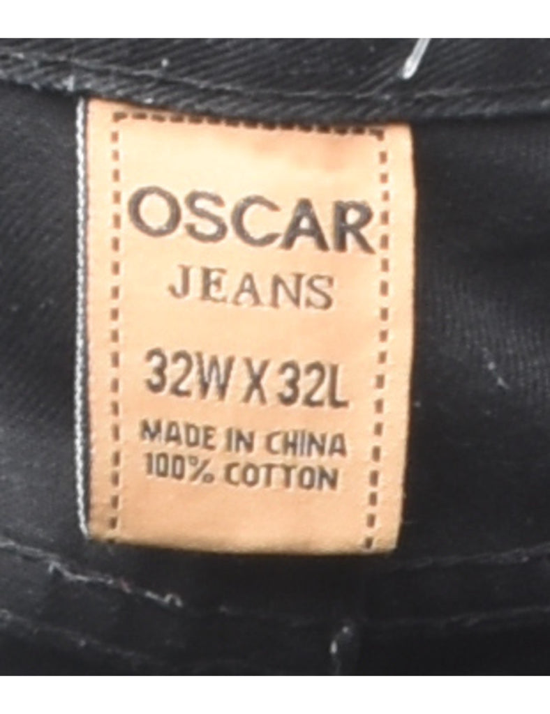 Black Straight Fit Jeans - W32 L32