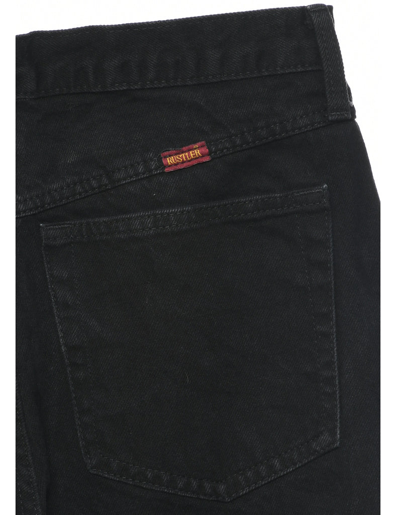Black Straight Fit Jeans - W32 L30