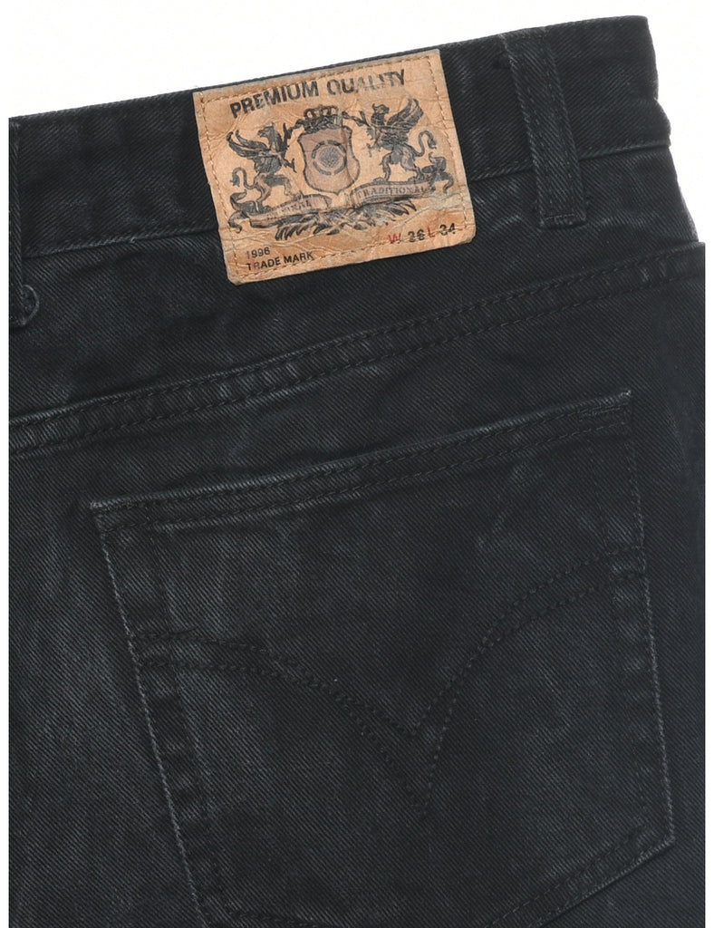 Black Straight Fit Jeans - W36 L34