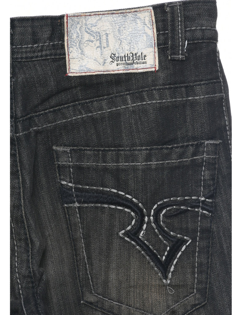 Black Straight Fit Jeans - W30 L32