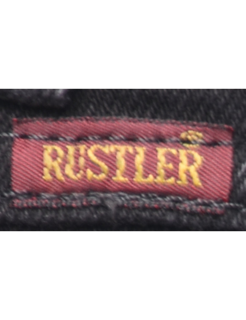 Black Straight Fit Jeans - W34 L32