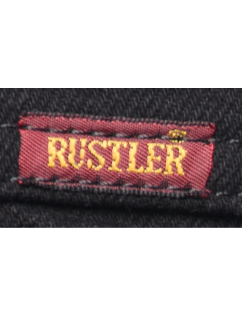 Black Straight Fit Jeans - W33 L32