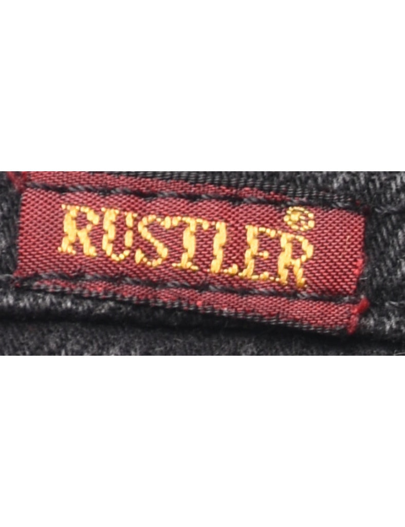 Black Straight Fit Jeans - W33 L30