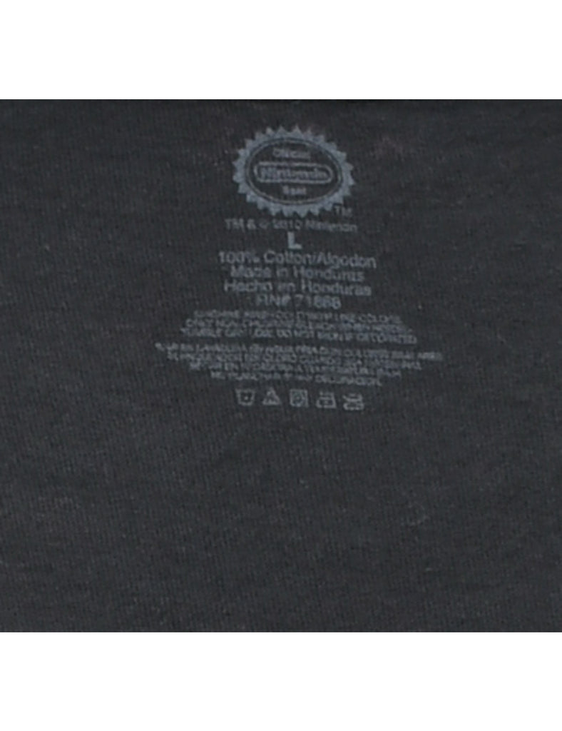 Black The Legend Of Zelda Printed T-shirt - L