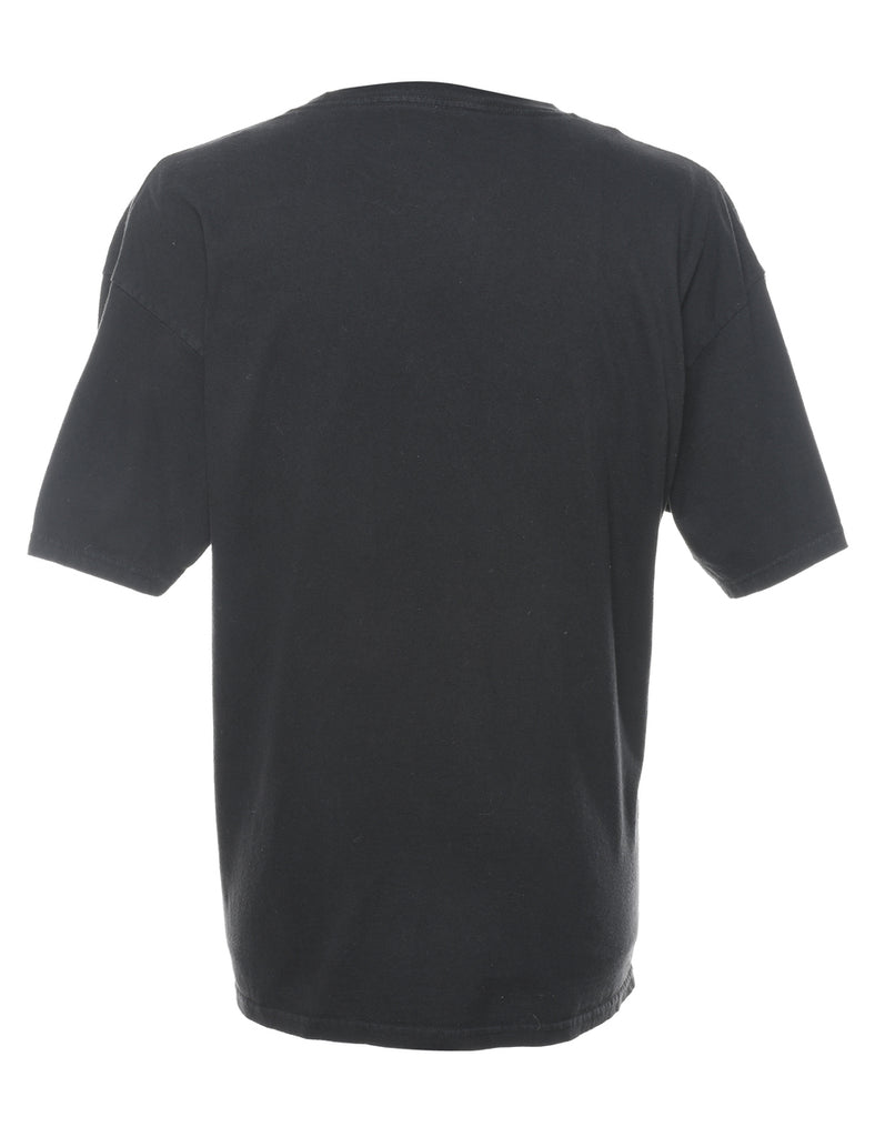 Black 'This Is My Design' Printed T-shirt - XL