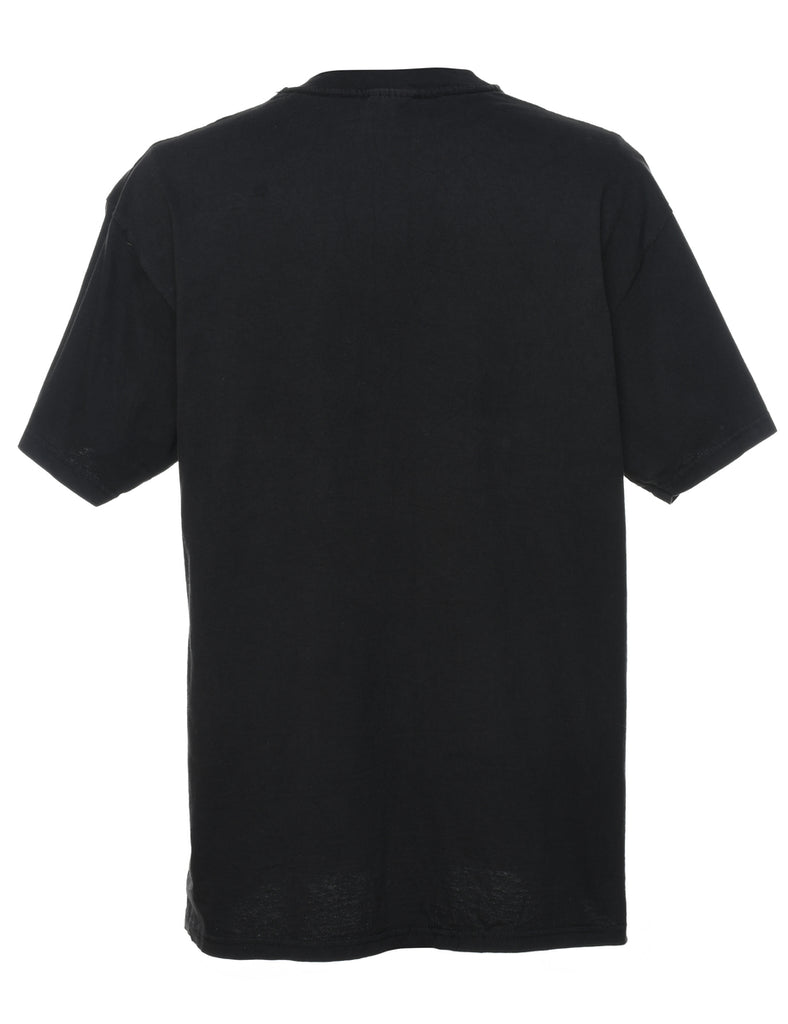 Black Tiger Design Animal T-shirt - XL