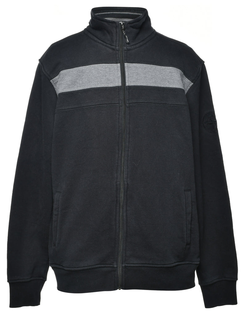 Black Track Top - XL