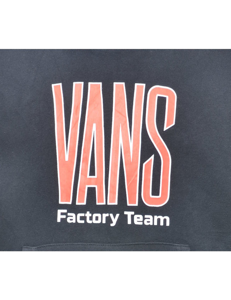 Black Vans Factory Team Printed Sweatshirt - M