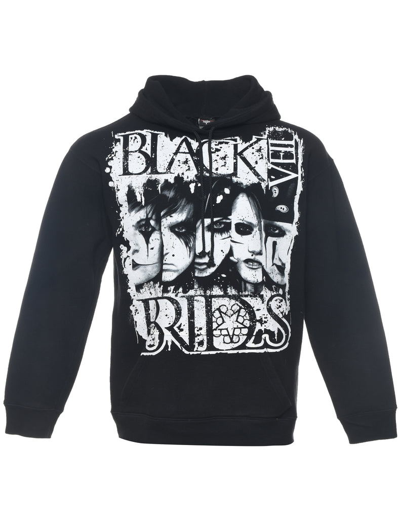 Black Veil Brides Black & White Printed Hoodie - M
