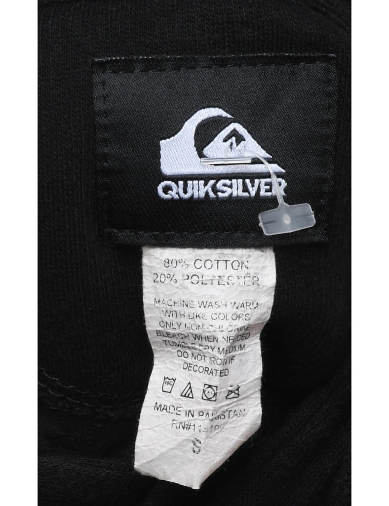Black & Yellow Lifeguard Quicksilver Hoodie - S
