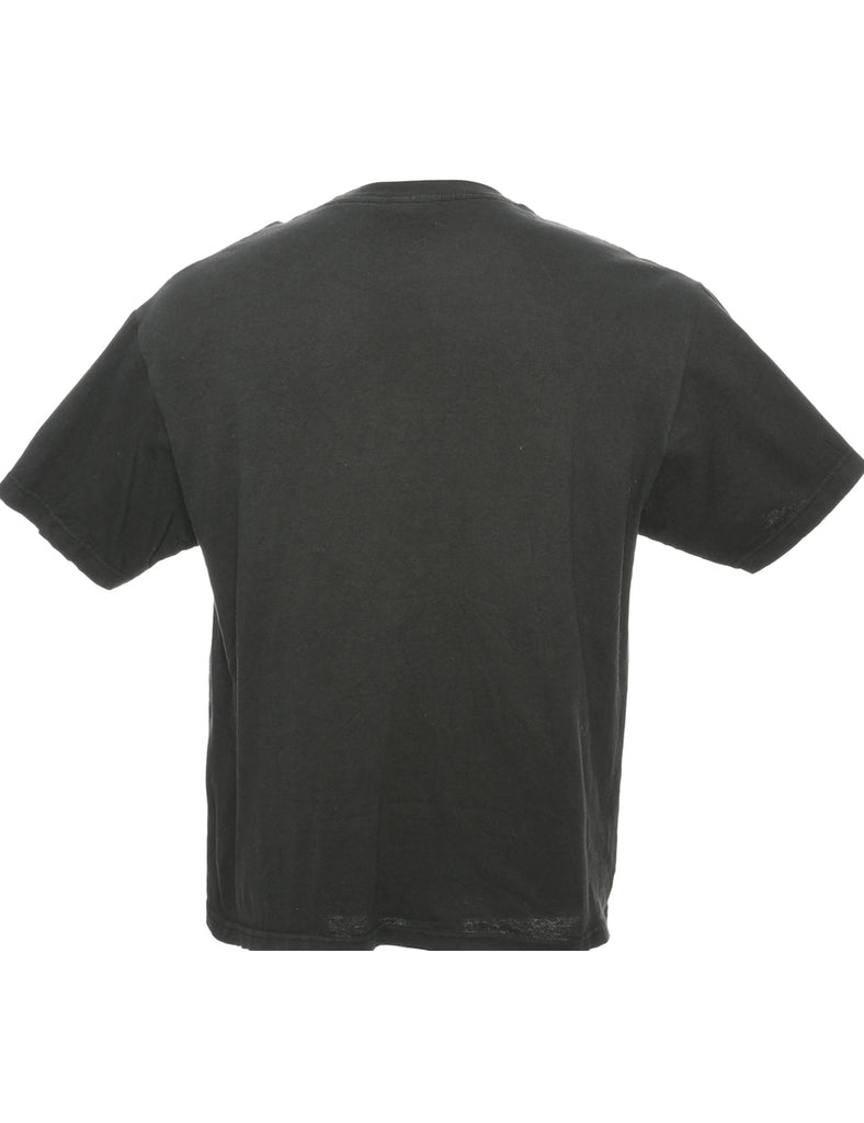Black & Yellow Printed T-shirt - L