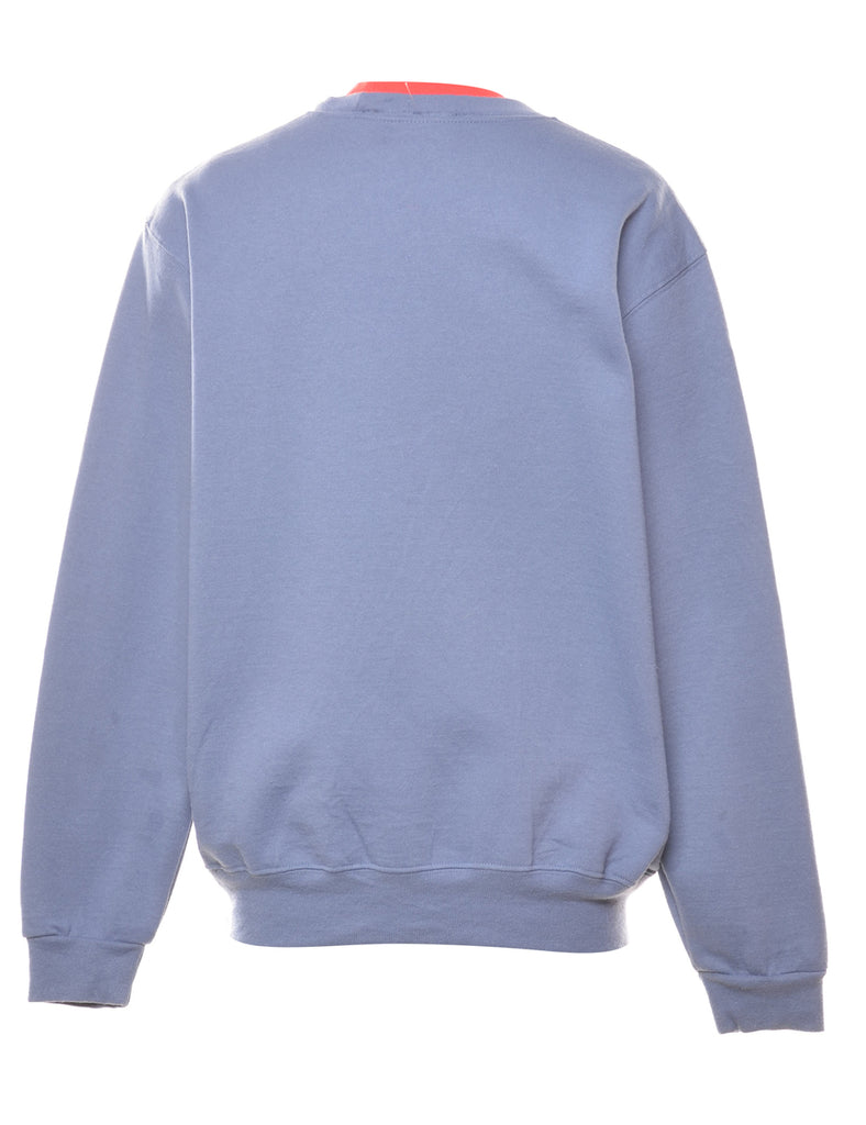 Blue Christmas Sweatshirt - M