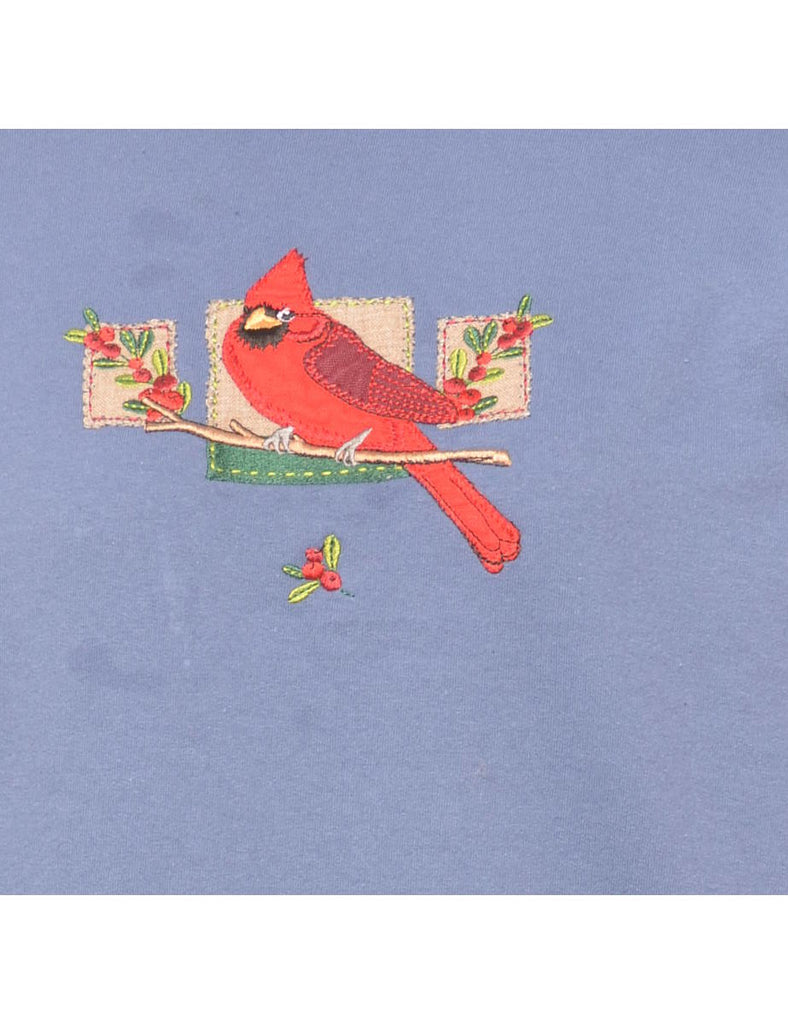 Blue Christmas Sweatshirt - M