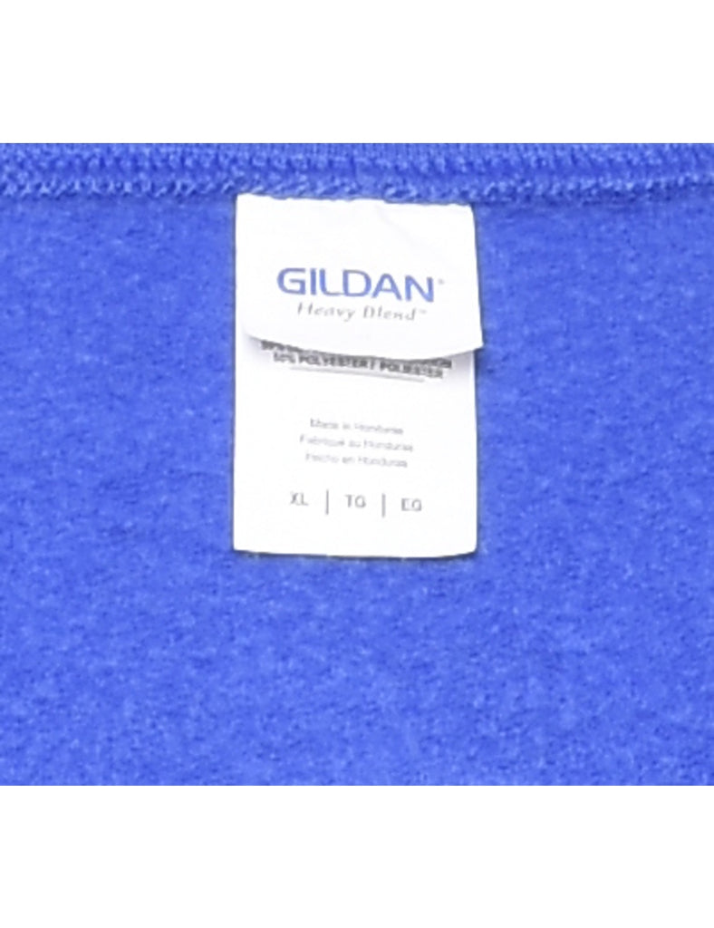 Blue Patterned Sweatshirt  - XL