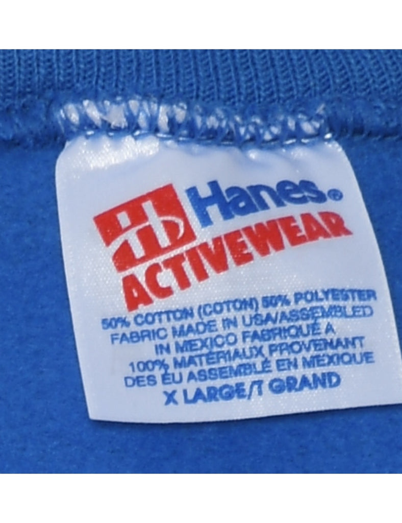 Blue Plain Sweatshirt - XL
