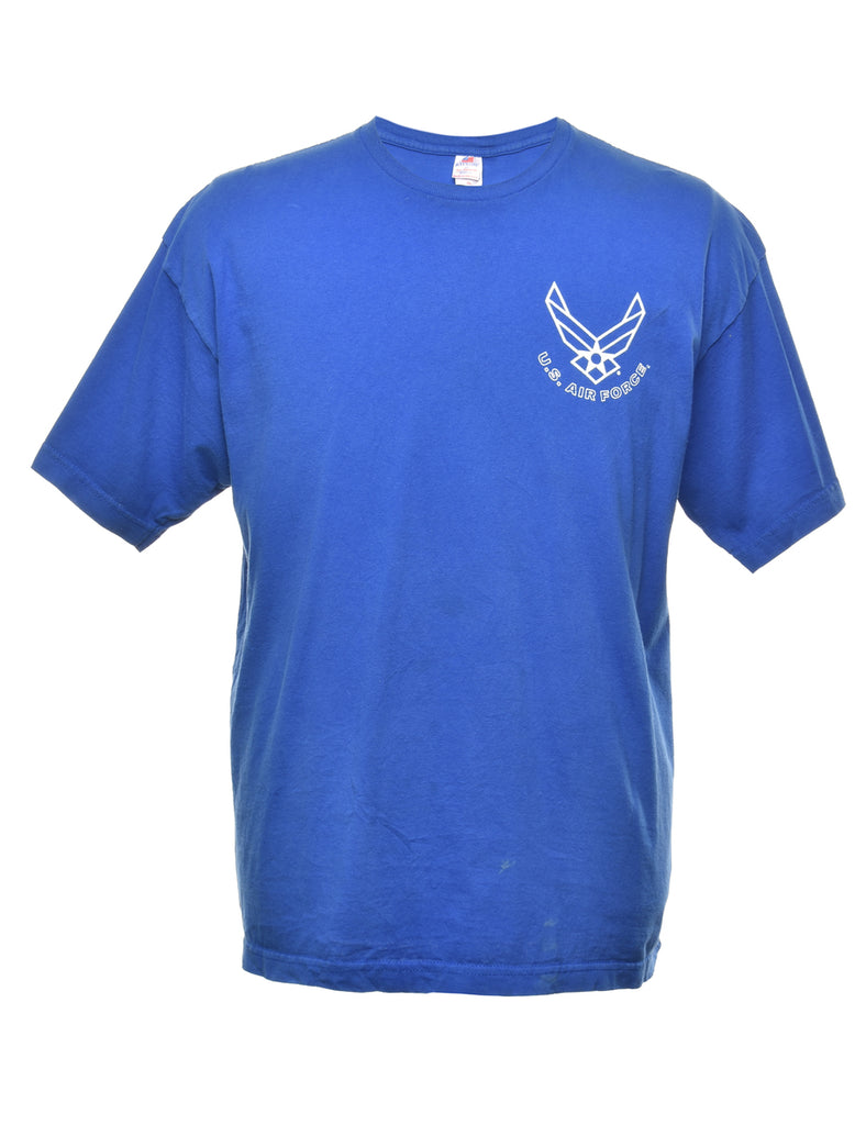 Blue Printed T-shirt - XL
