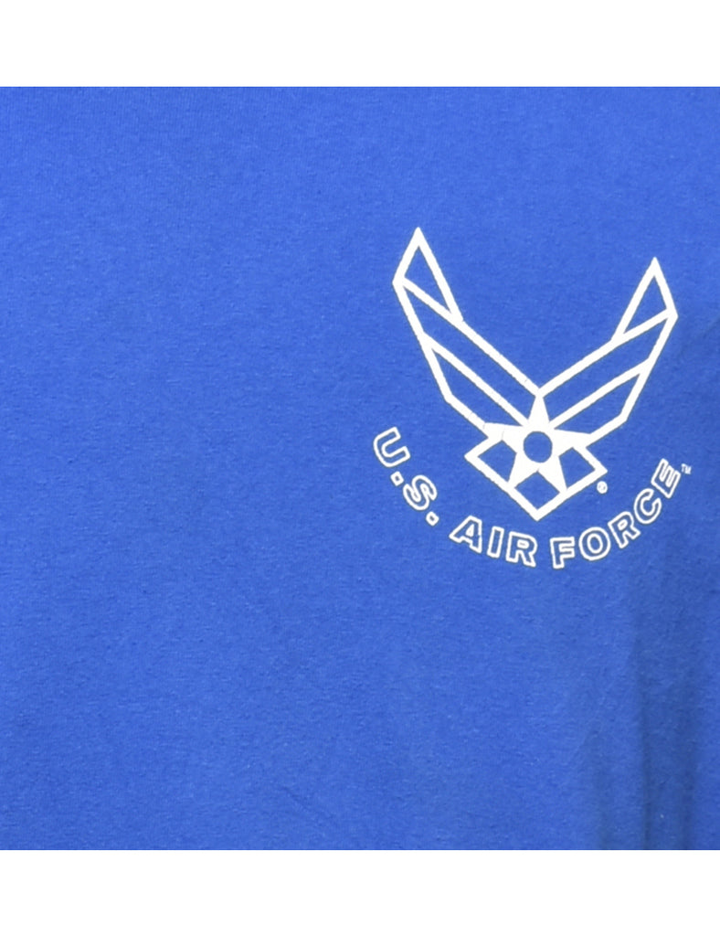 Blue Printed T-shirt - XL