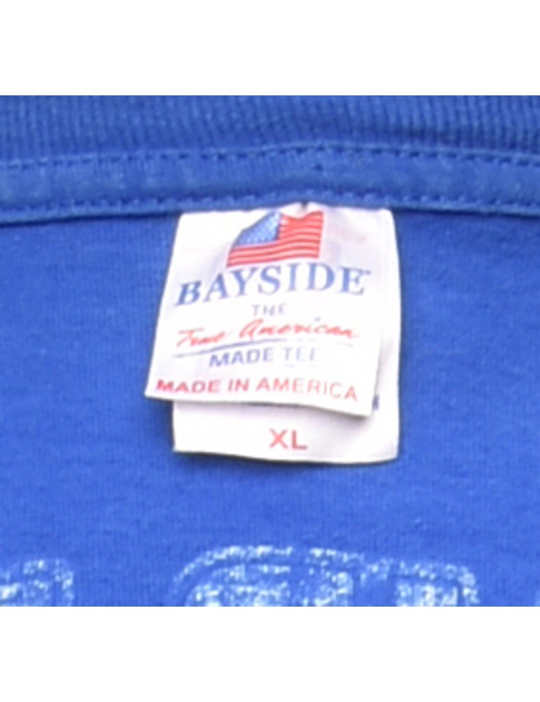 Blue Printed T-shirt - XL