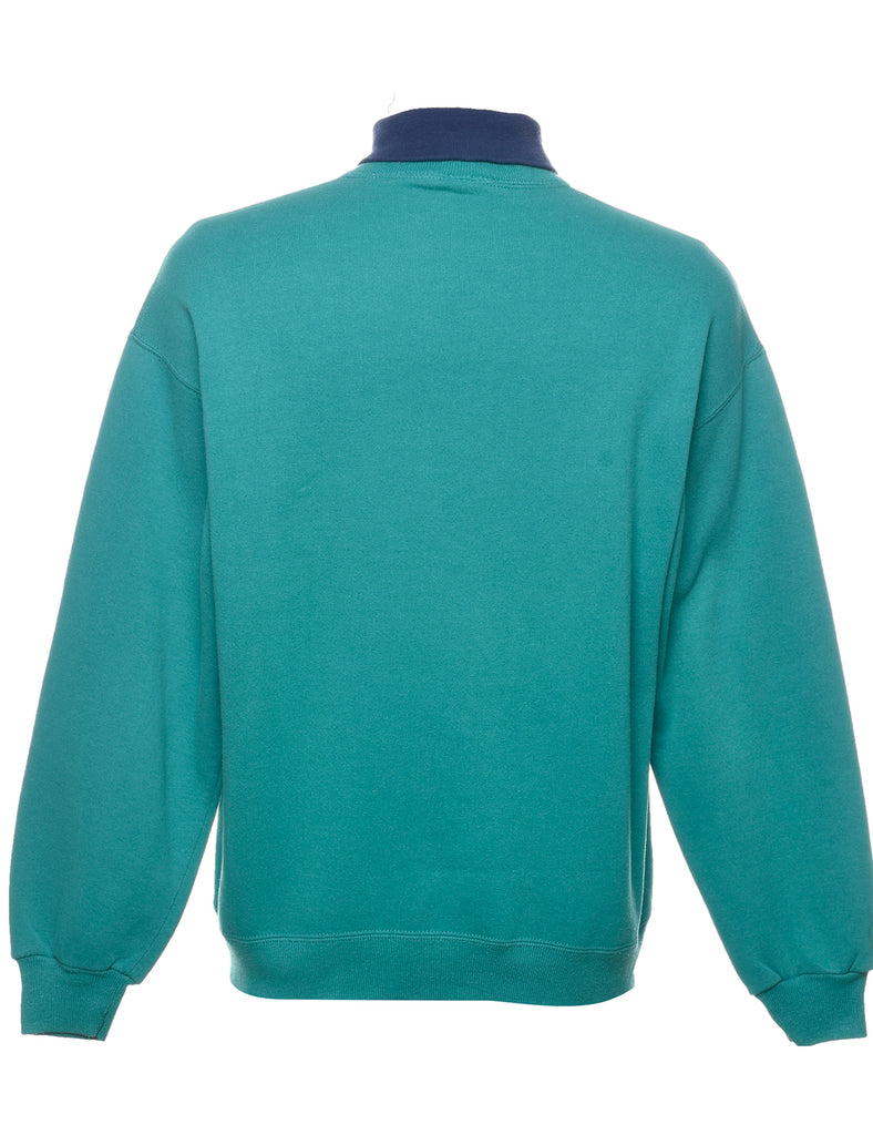 Blue Ridge Teal & Navy Sweatshirt - L