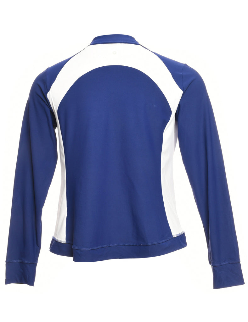 Blue Track Top - M