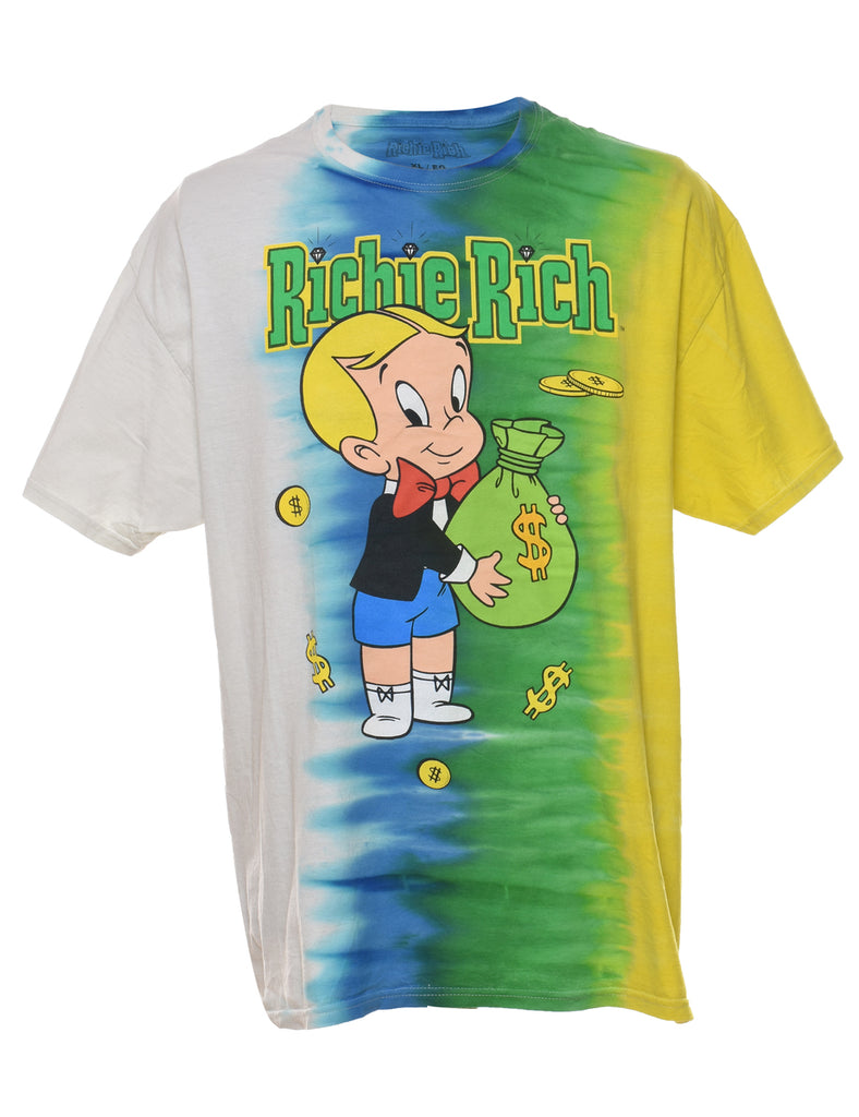 Blue & Yellow Richie Rich T-shirt - XL